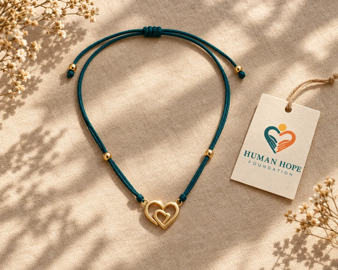 Human Hope Foundation Hope Cord Necklace concept